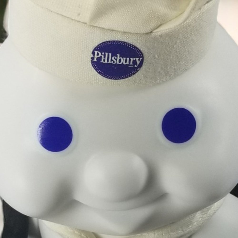 Pillsbury Doughboy Porcelain Collector’s Doll “At Your Service” Danbury Mint - Picture 12 of 15